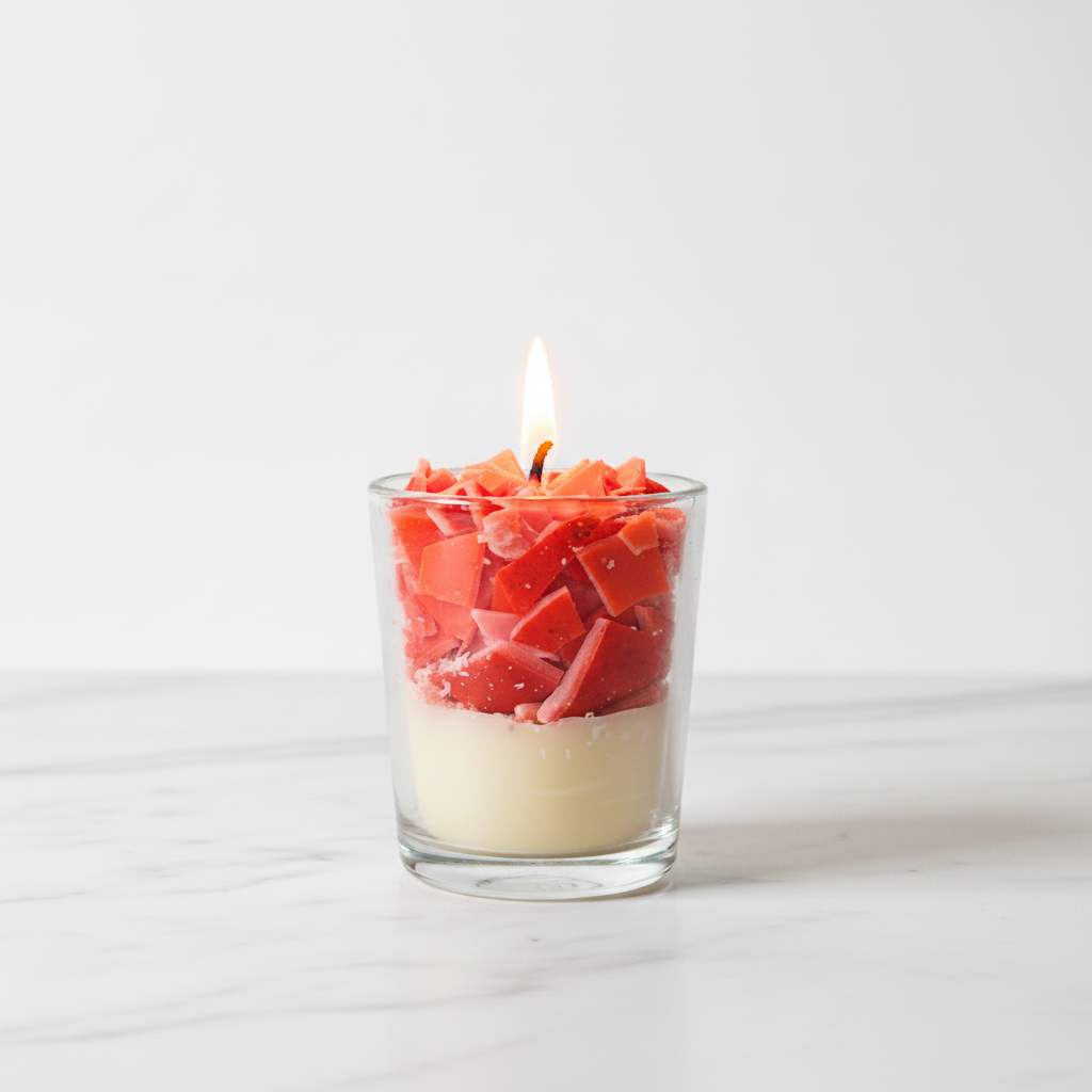 Lumorya White Pandan Kewda exotic scented candle – small-batch, hand-poured, made in Nagpur from Lumorya
